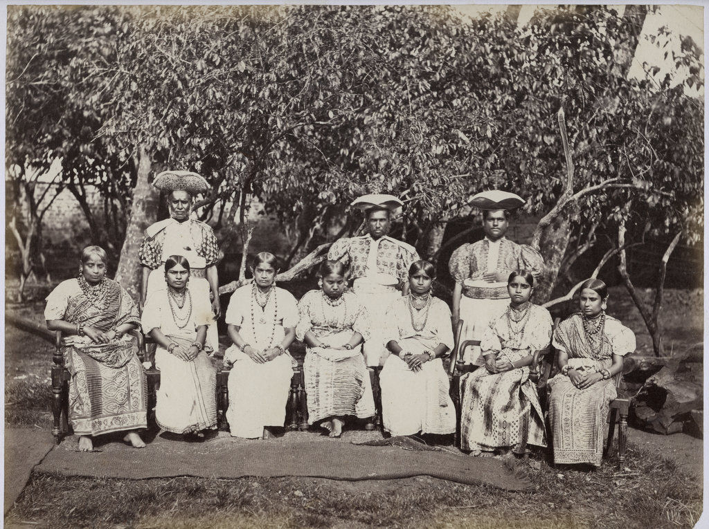 Group of Chiefs and their Wives - Ceylon (Sri Lanka) c1880's