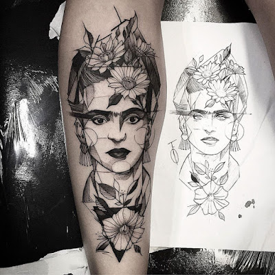 Frida Kahlo tattoo