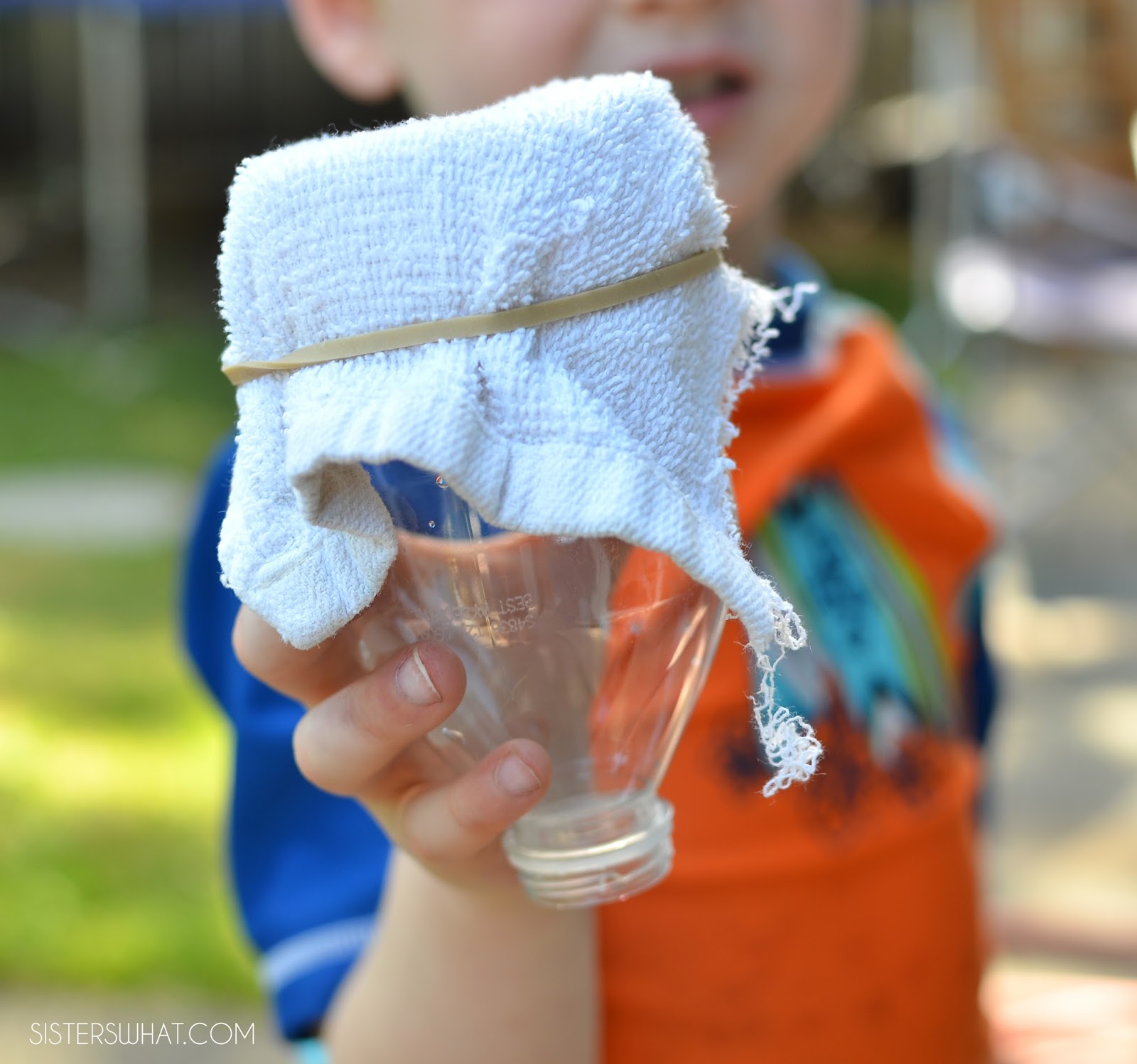 water bottle bubbles; just need a few things already in  your kitchen