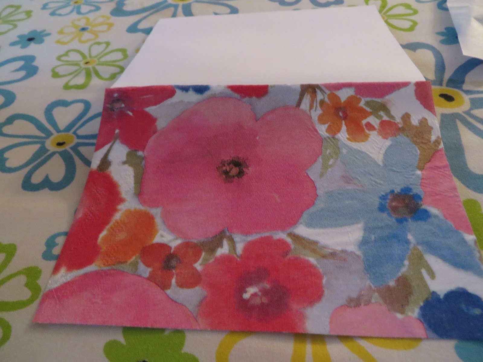 Ever Ready DIY Tutorial on Napkin Notecards Craft Project