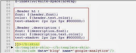 Heading font color. Heading font color