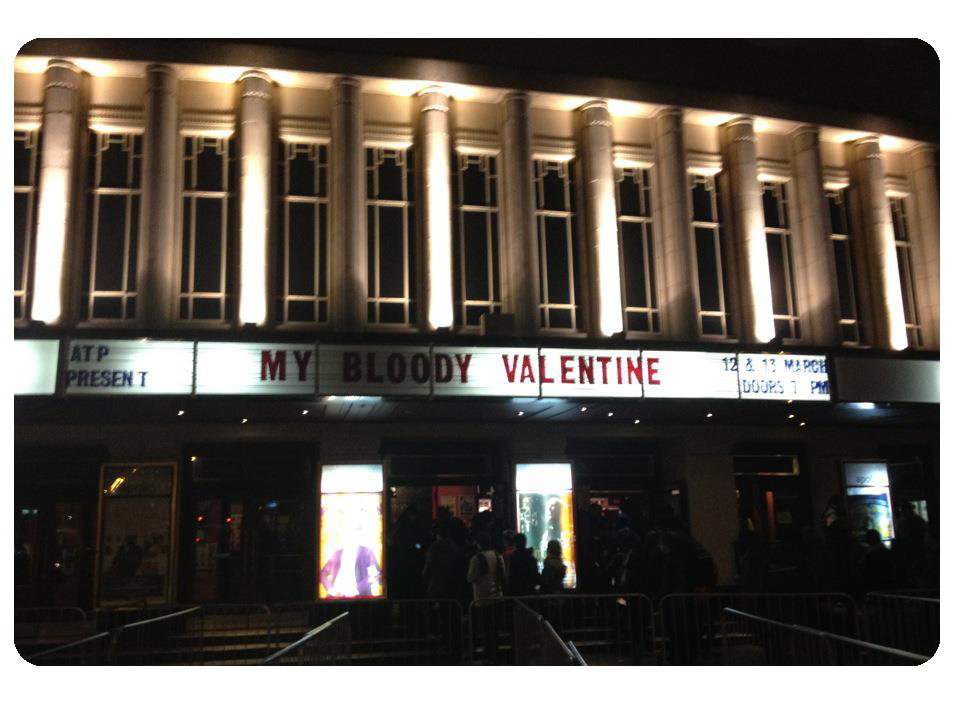 My Bloody Valentine Hammersmith Apollo 12th March 2013 FaberFaberFaber