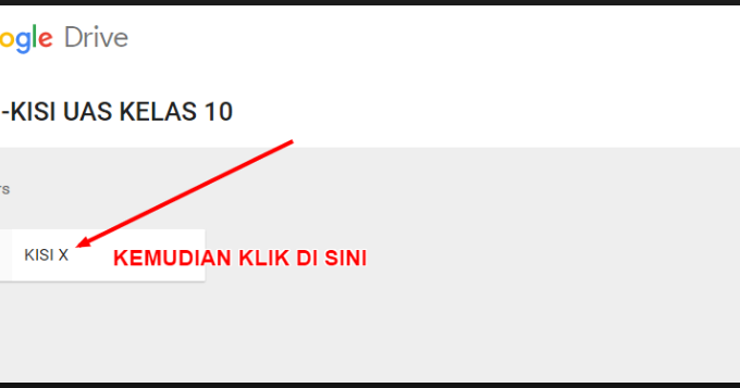 Kisi Kisi UAS SMA Kelas 10 Semester 2 Tahun 2018 Kurikulum 2013 dan