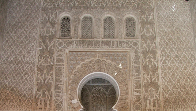 decorazioni a stucco Madrasa di Ali ben Youssef