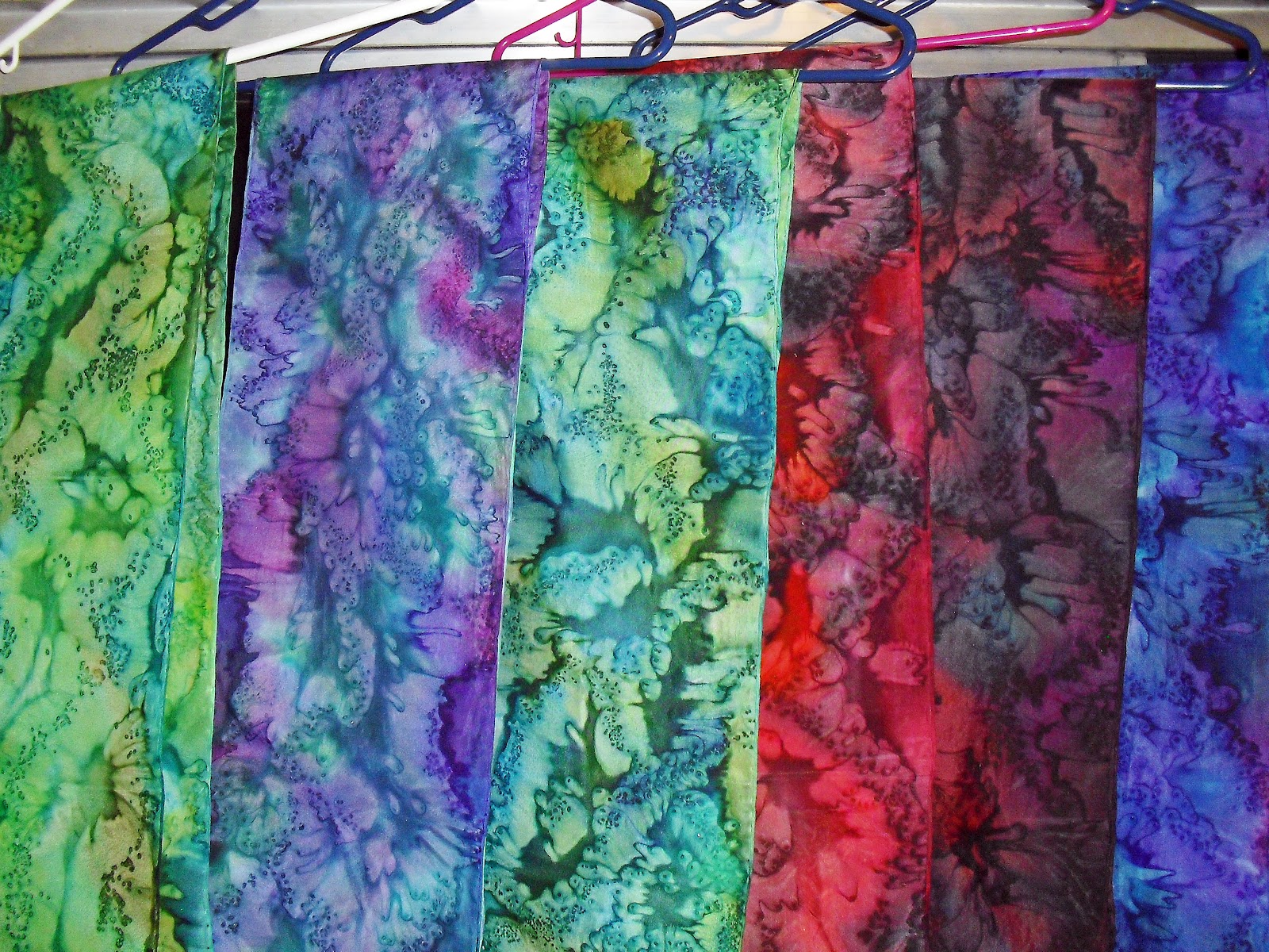 Tangible Daydreams Rock Doodles and silk painting