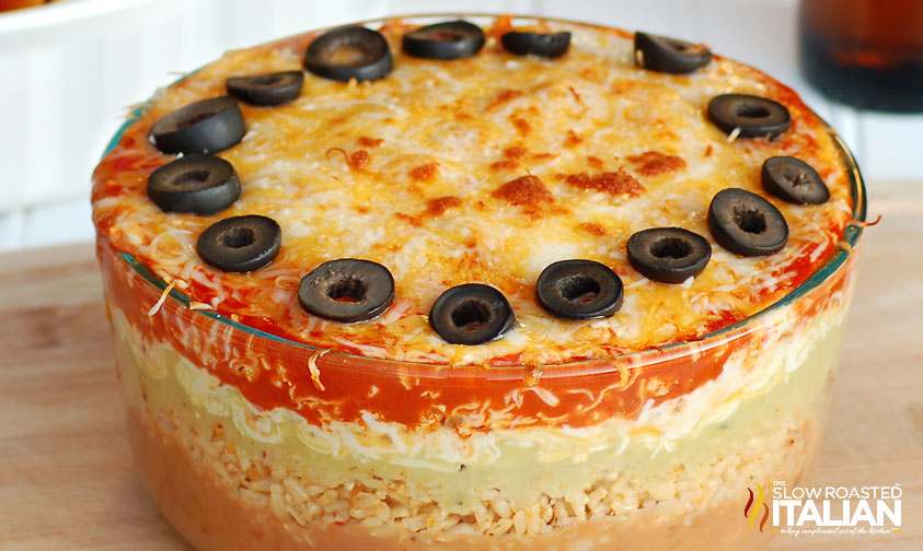 7Layer Mexican Bean Dip