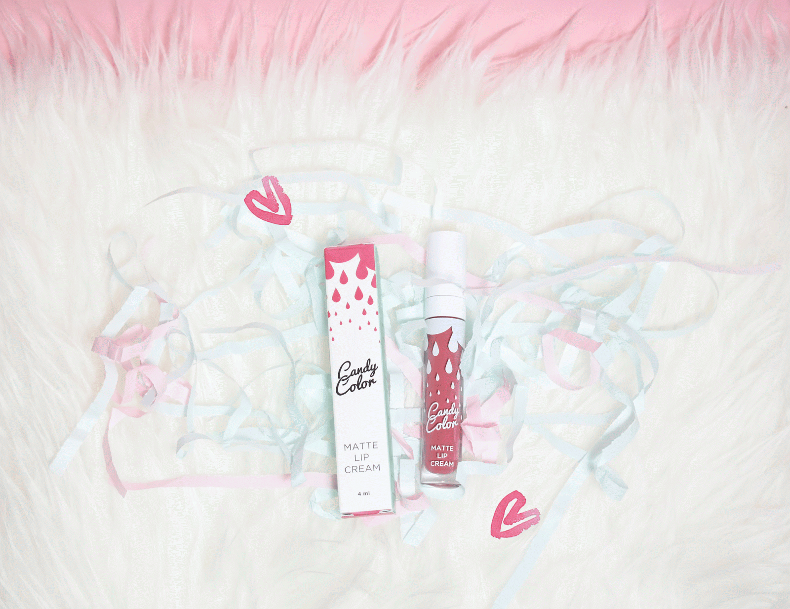 [REVIEW] Candy Color Matte Lip Cream PEANUT Erisca's Beauty Blog