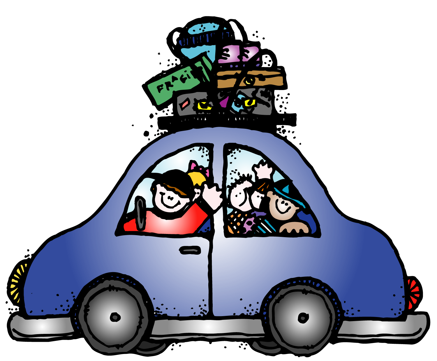 car trip clipart - photo #13