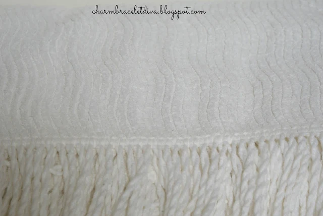 white chenille bedspread
