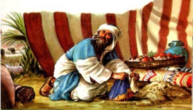 Resultado de imagen para imagenes cristianas de josue y acan