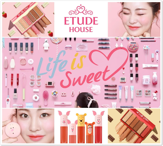 Etude House, a marca de cosméticos sul-coreana lança coleções inspiradas em Kit Kat e Ursinho Pooh em 2019!