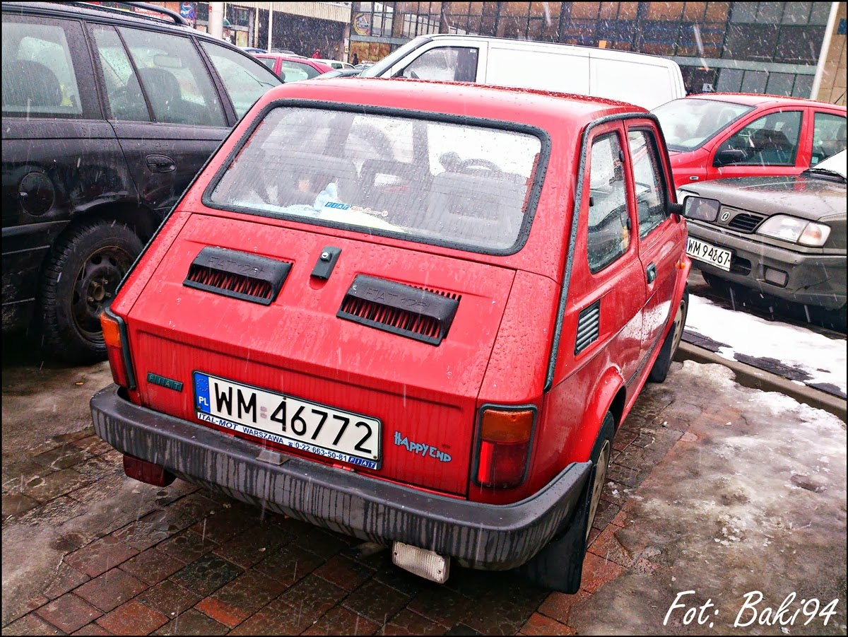 Pobliska Ulica Z Archiwów 2000 Fiat 126 elx Maluch Happy