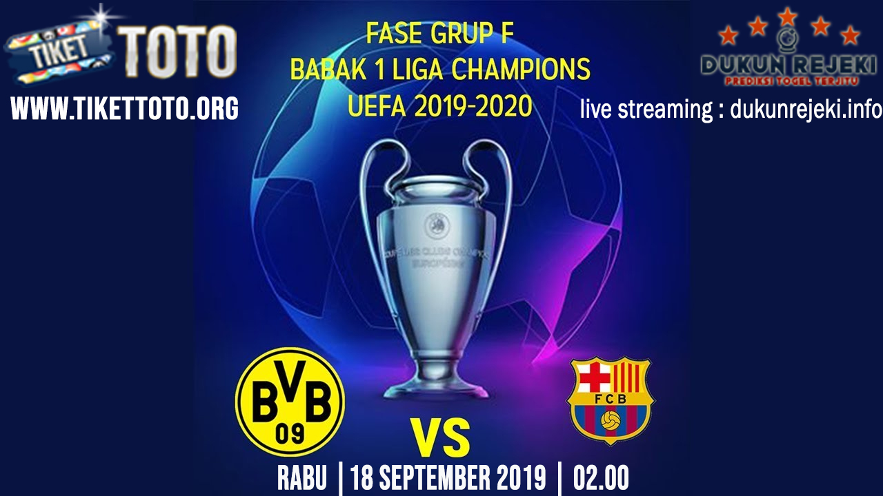Prediksi UEFA Champions Dortmund Vs Barcelona 18 September 2019