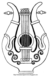 chrismon davidic harp clip christian