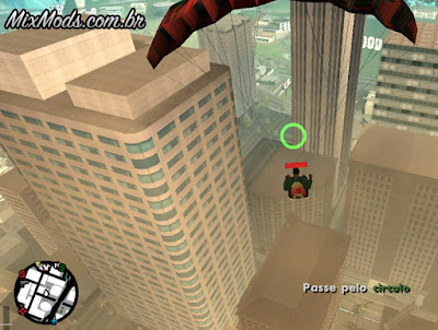 missões de paraquedas mod gta