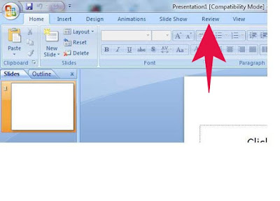 Fungsi Menu REVIEW ( Tools Pada Microsoft Powerpoint ) Fungsi Menu REVIEW ( Tools Pada Microsoft Powerpoint )