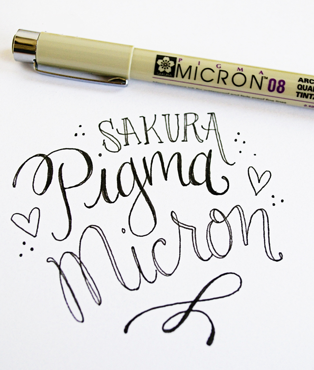 Sakura Pigma Micron 08 (.50 mm nib)