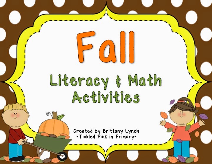 Fall Literacy and Math Activities 