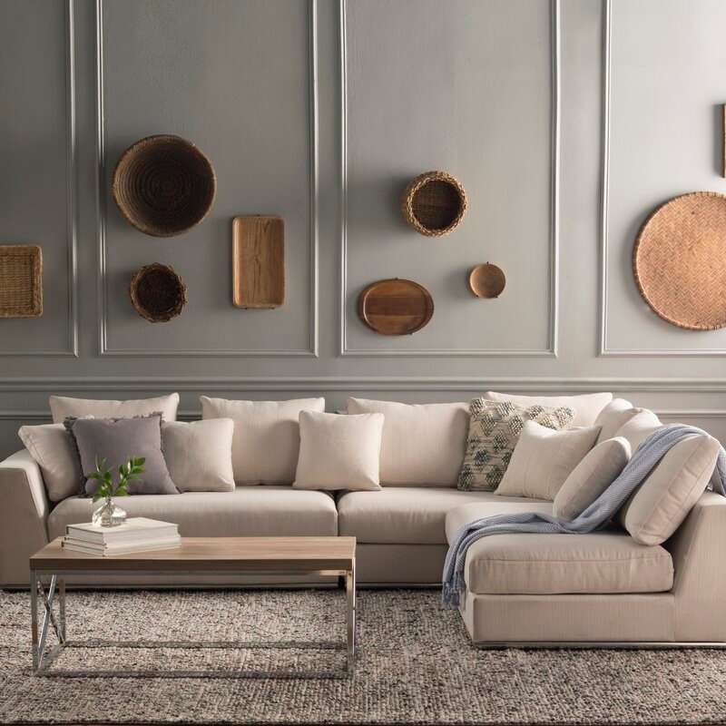 Review ﻿Moore Living 120.5" Modular Sectional Modular Sectionals GHD