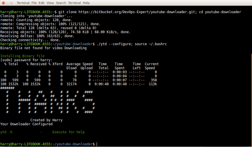 Soft & Games Download files using git bash