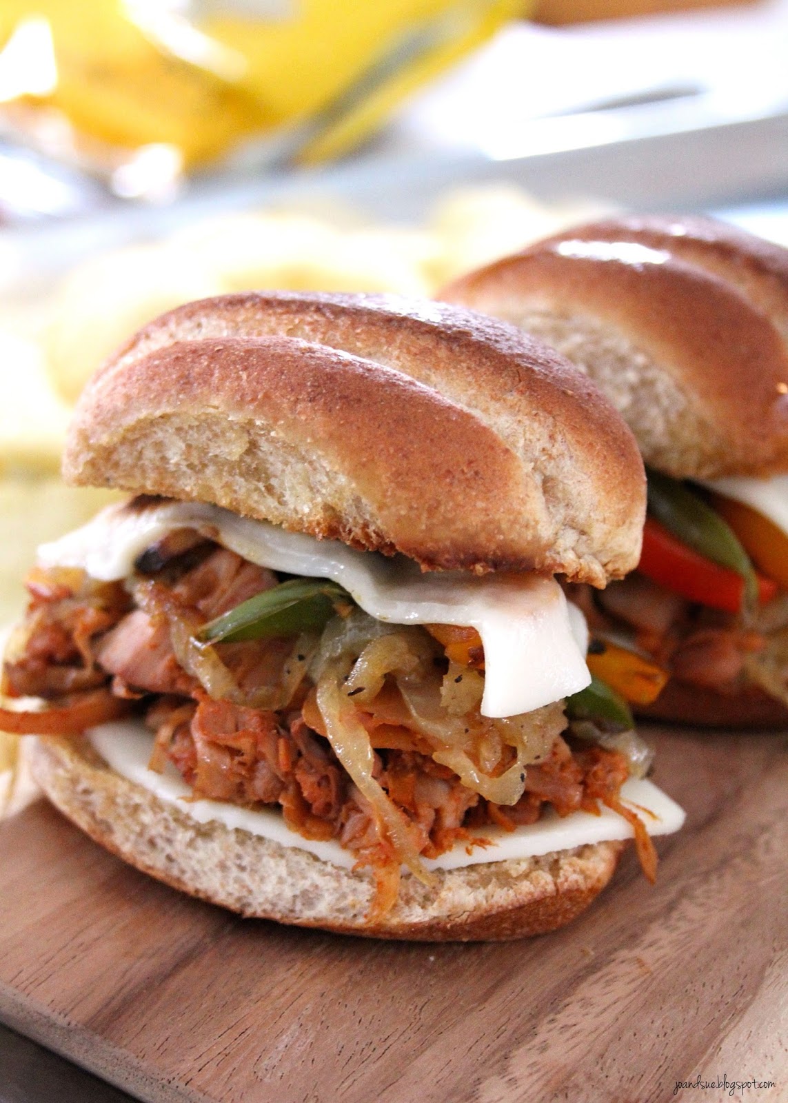 Jo and Sue Vegan Philly Cheesesteak Sliders