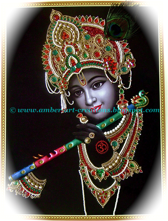 Amber-art-creations, arts, crafts and DIY projects: Krishna