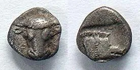 Monede descoperite la Phocis, sec. V. Î. Hr.