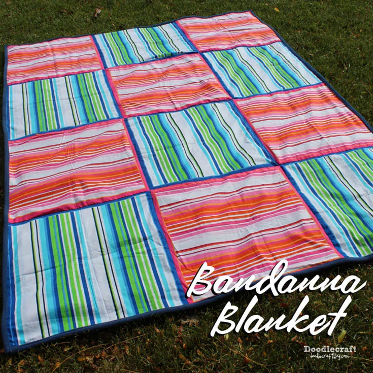 Easy Bandanna Blanket!