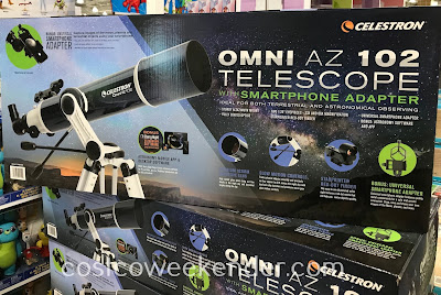 Bring out your inner Galileo and explore the galaxy with the Celestron Omni AZ 102 Telescope