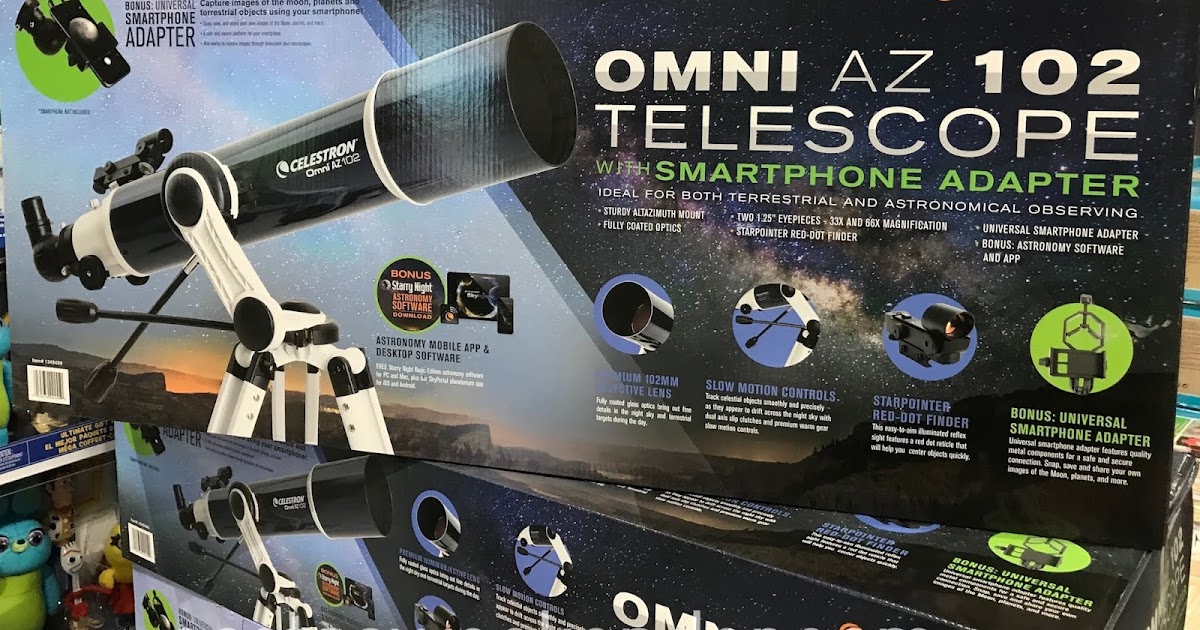 Celestron Omni AZ 102 Telescope | Costco Weekender