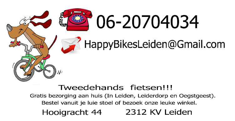 HappyBikesLeiden second hand bicycles/tweedehands fietsen in Leiden 