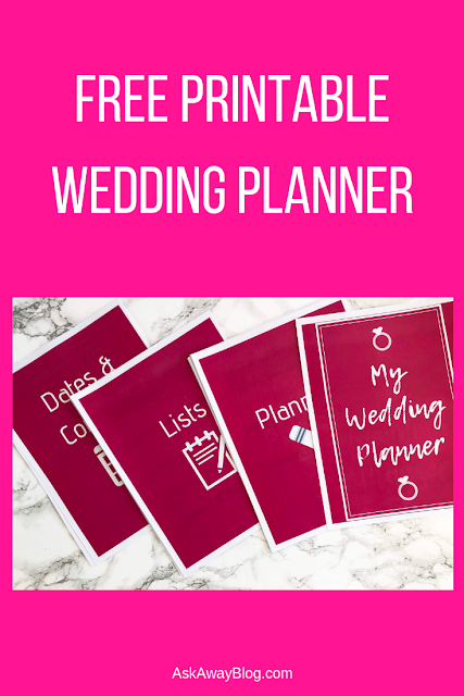FREE PRINTABLE Wedding Planner