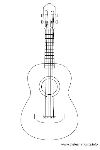 ukelele coloring pages - photo #48