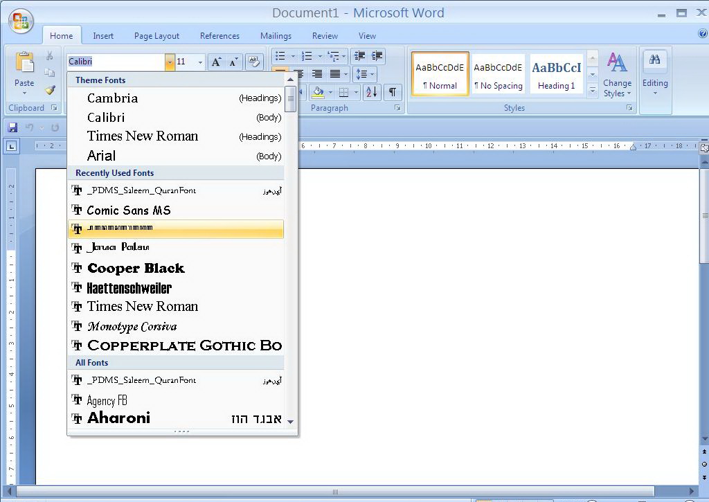 cara membuat aksara sunda di microsoft word