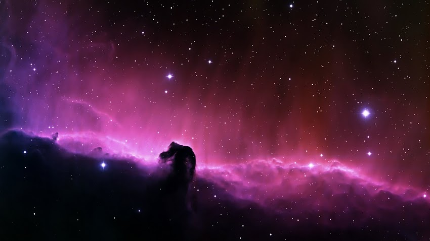 Purple and Black Galaxy Illustration Purple and Black Galaxy Illustration