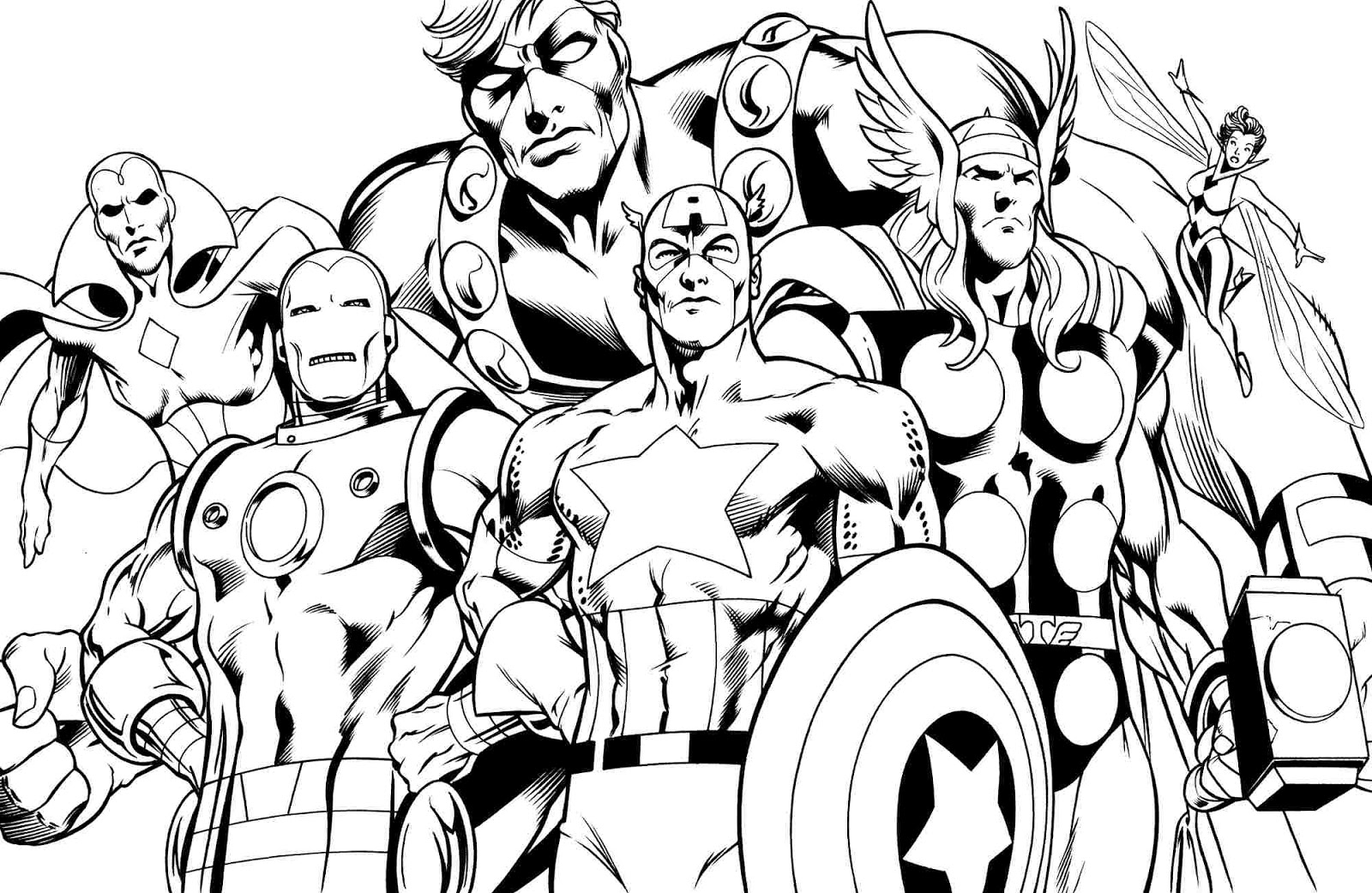 Avengers Age Of Ultron Coloring Pages Coloring Pages