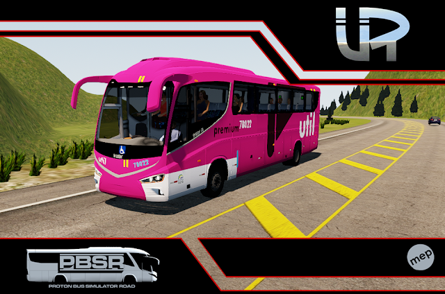 Irizar I8 Util Premium Skin Proton Bus Simulator Road - Irizar I8 Volvo B410R Viação Util