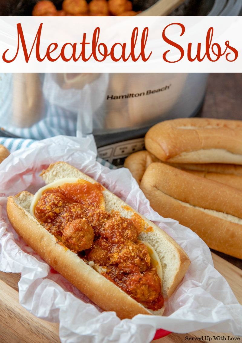 Served Up With Love: Crock Pot Meatball Subs
