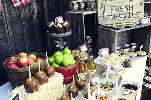 Kara s Party Ideas Fall  Harvest  Thanksgiving Caramel Apple Party  - 67