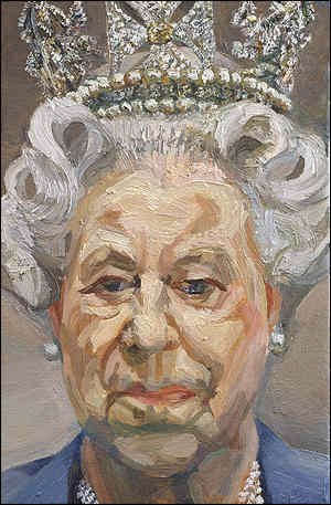 lucian freud, Portrait of the Queen