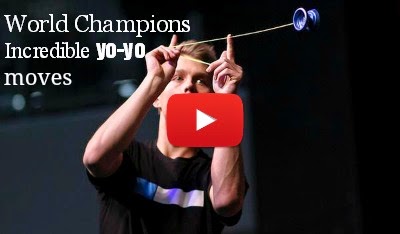 Watch World Champions incredible Yo-Yo moves that you can't even imagine via geniushowto.blogspot.com sports video