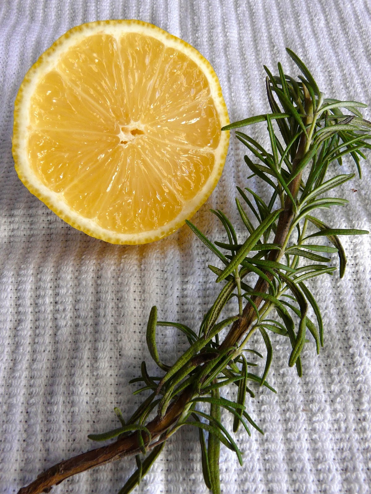 Bone Marrow & Bannock Hot Rosemary & Lemon Water