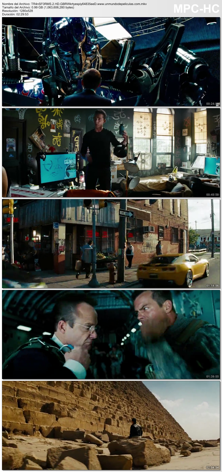 Capturas de la película.