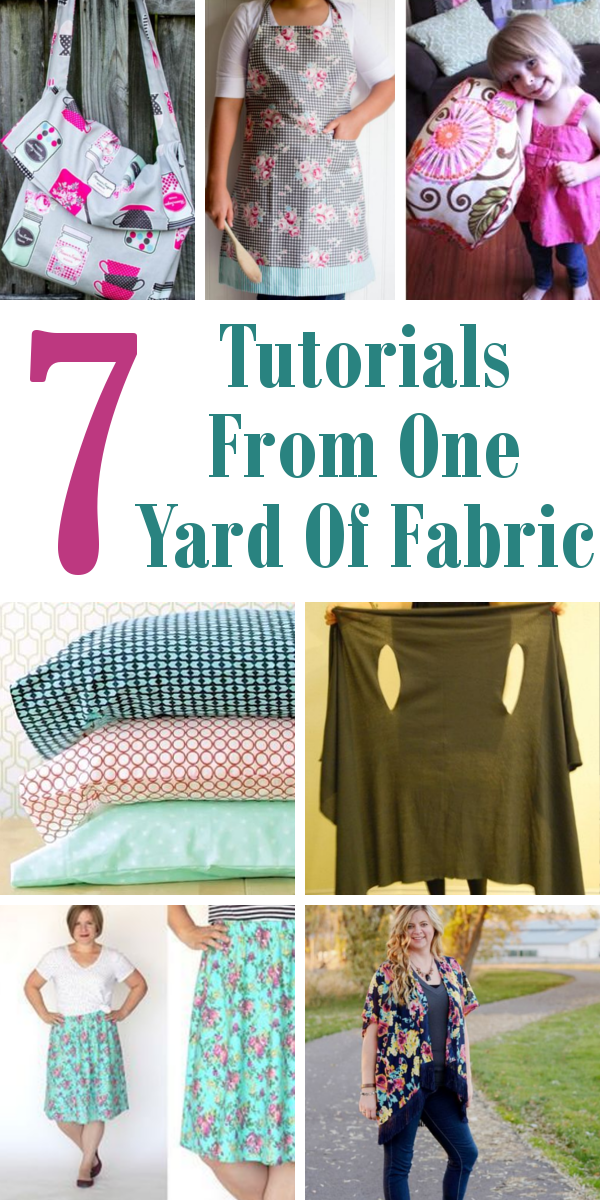 DIY Home Sweet Home What Can You Make From One Yard Of Fabric? Try