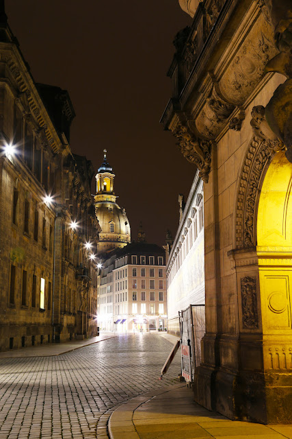 Dresden night photography Frauenkirche