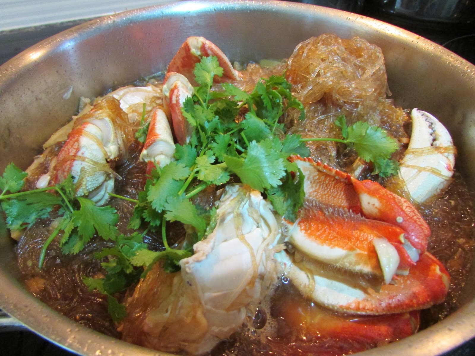 Irene's Recipe Crab with Chinese Vermicelli or Sotanghon