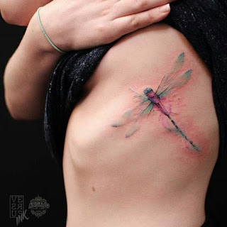 ลายสักแมลงปอ ลายสักแมลงปอ