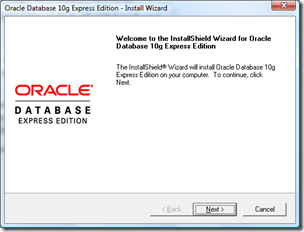Instal oracle Express Edition