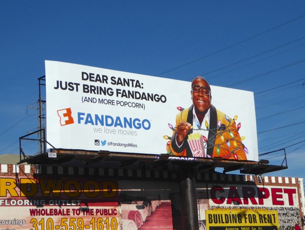 Dear Santa: Just bring Fandango billboard Dear Santa Just bring Fandango billboard