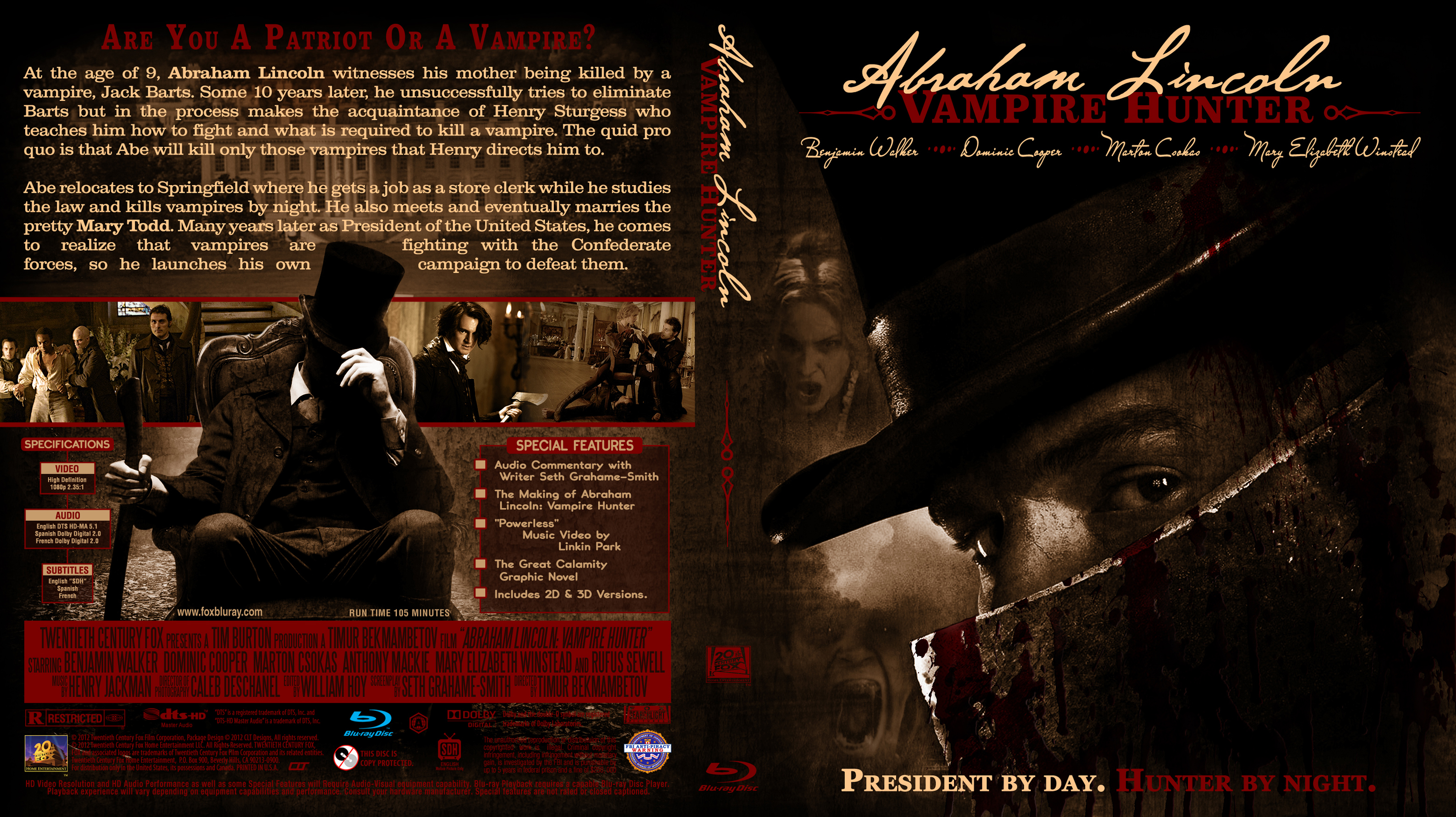 abraham lincoln vampire hunter download free hd